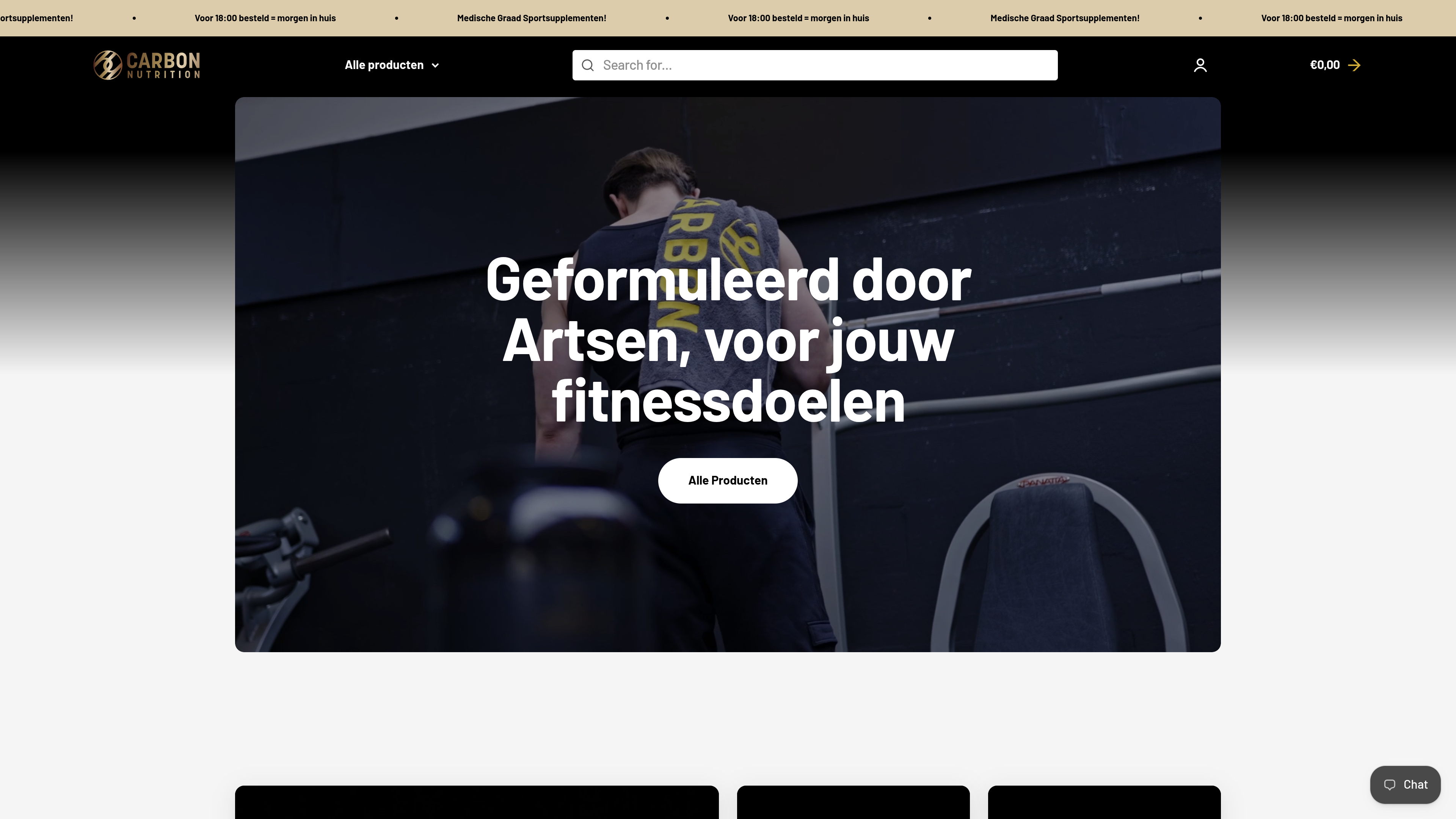 Carbon Nutrition — case study cover voor Gezondheid & Welzijn project door DevCru webdevelopment bureau