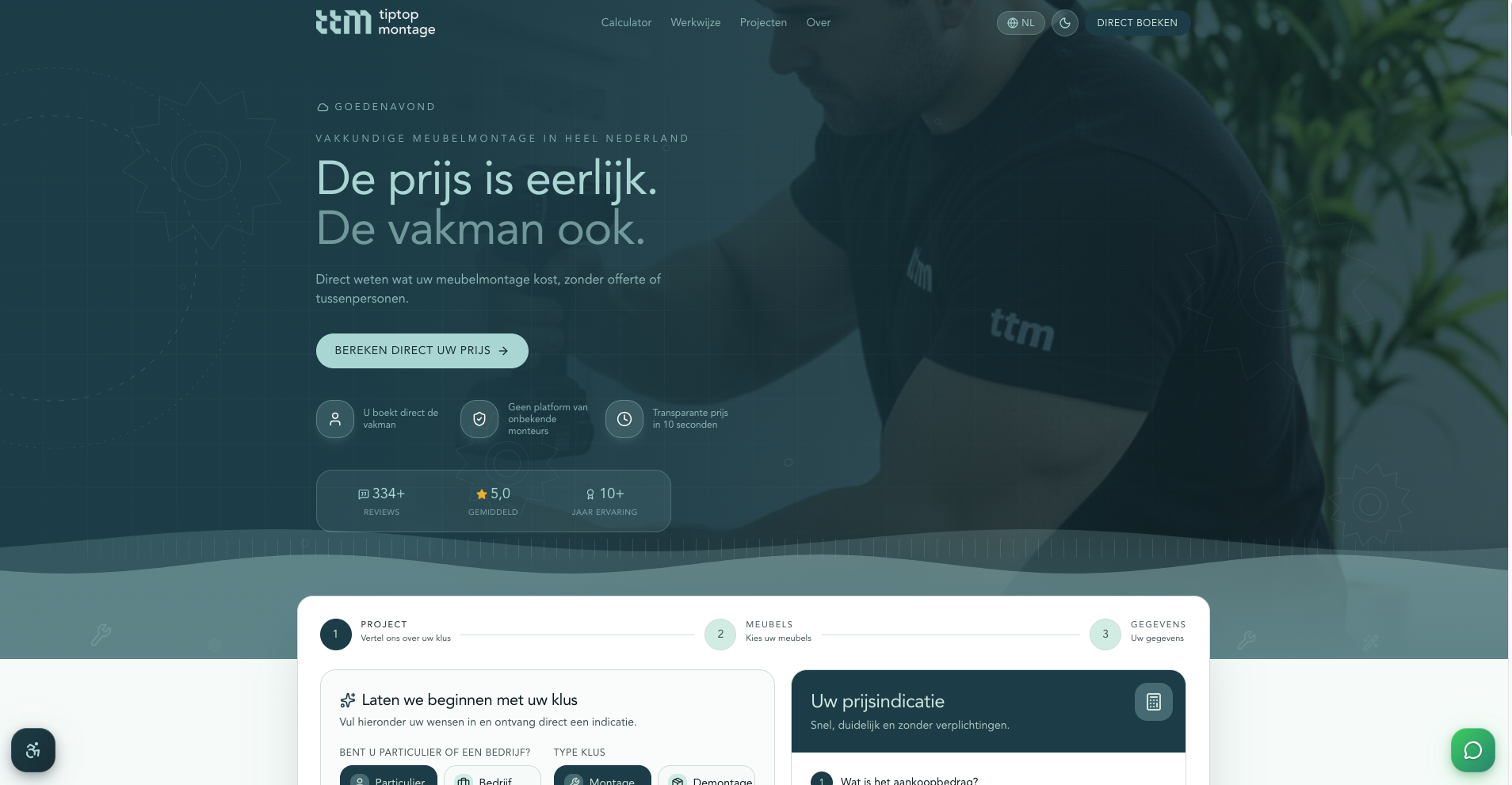 Case study TipTop Montage — website en app ontwikkeling door DevCru