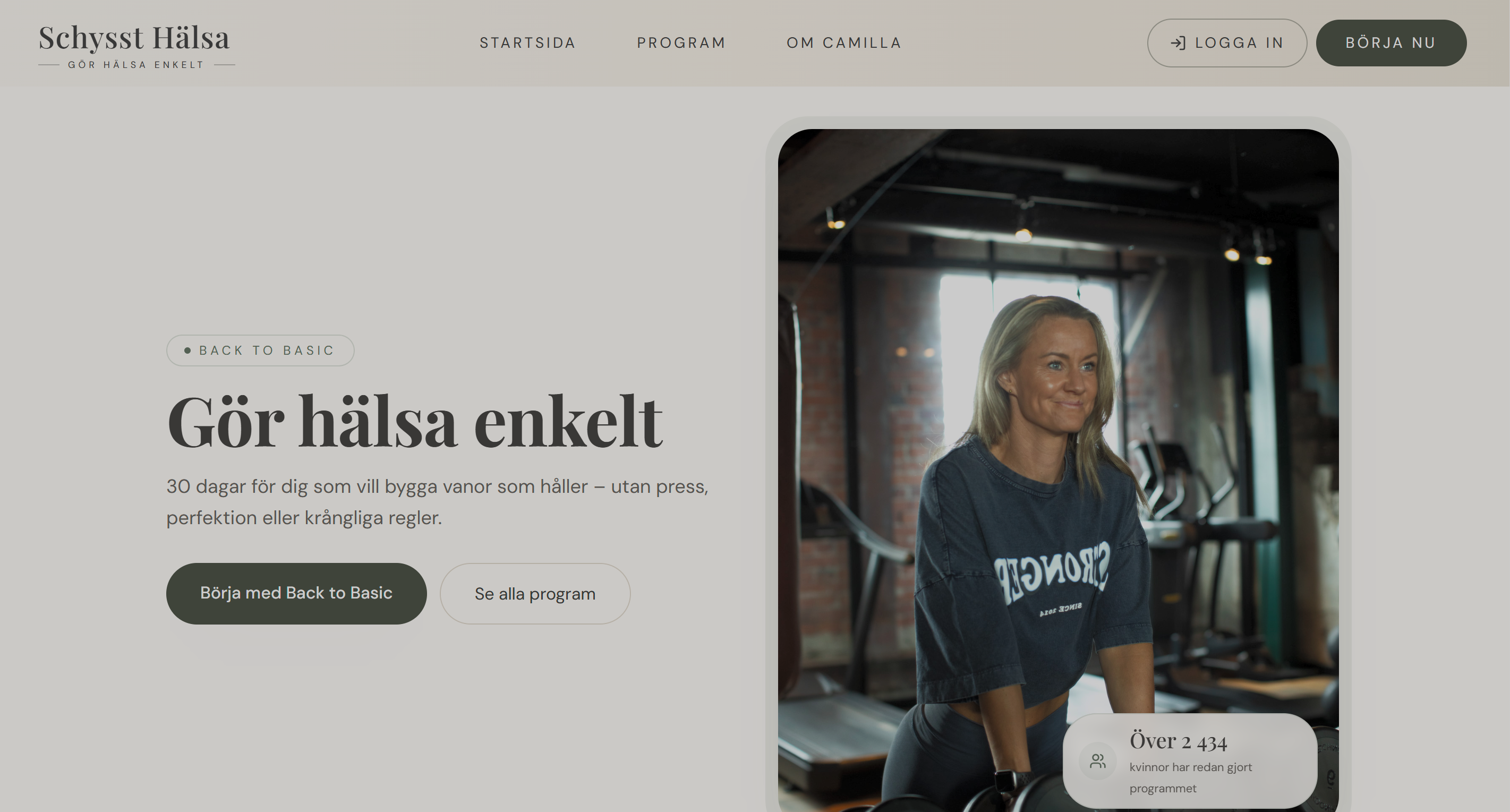 Case study Schysst Hälsa — webbplats- och apputveckling av DevCru