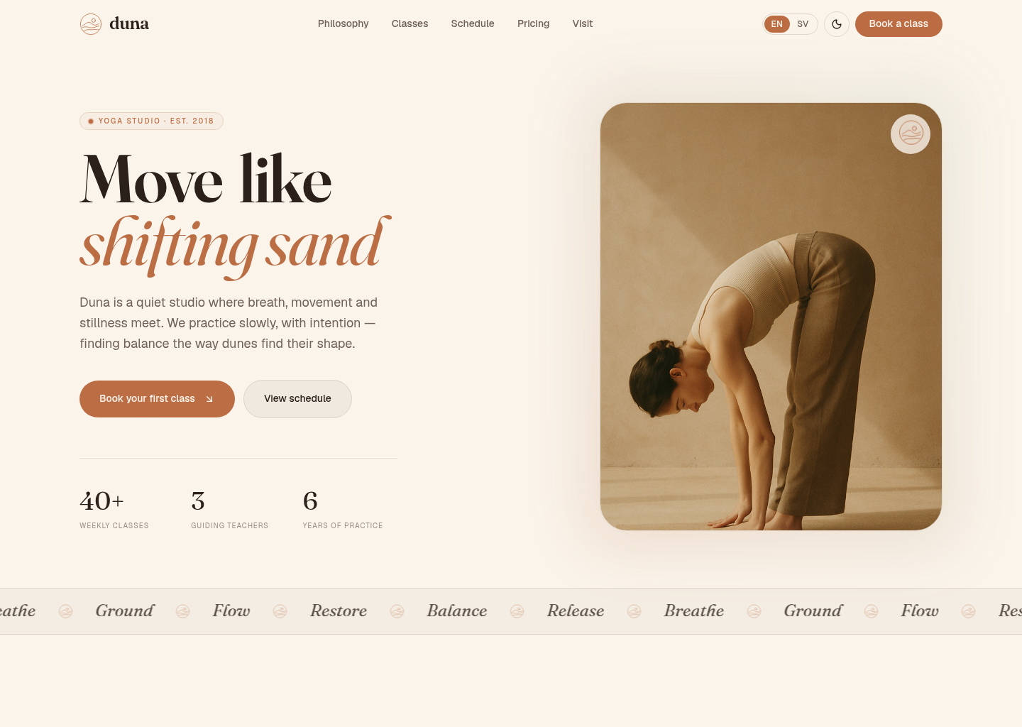 Duna — case study cover voor Gezondheid & Welzijn project door DevCru webdevelopment bureau