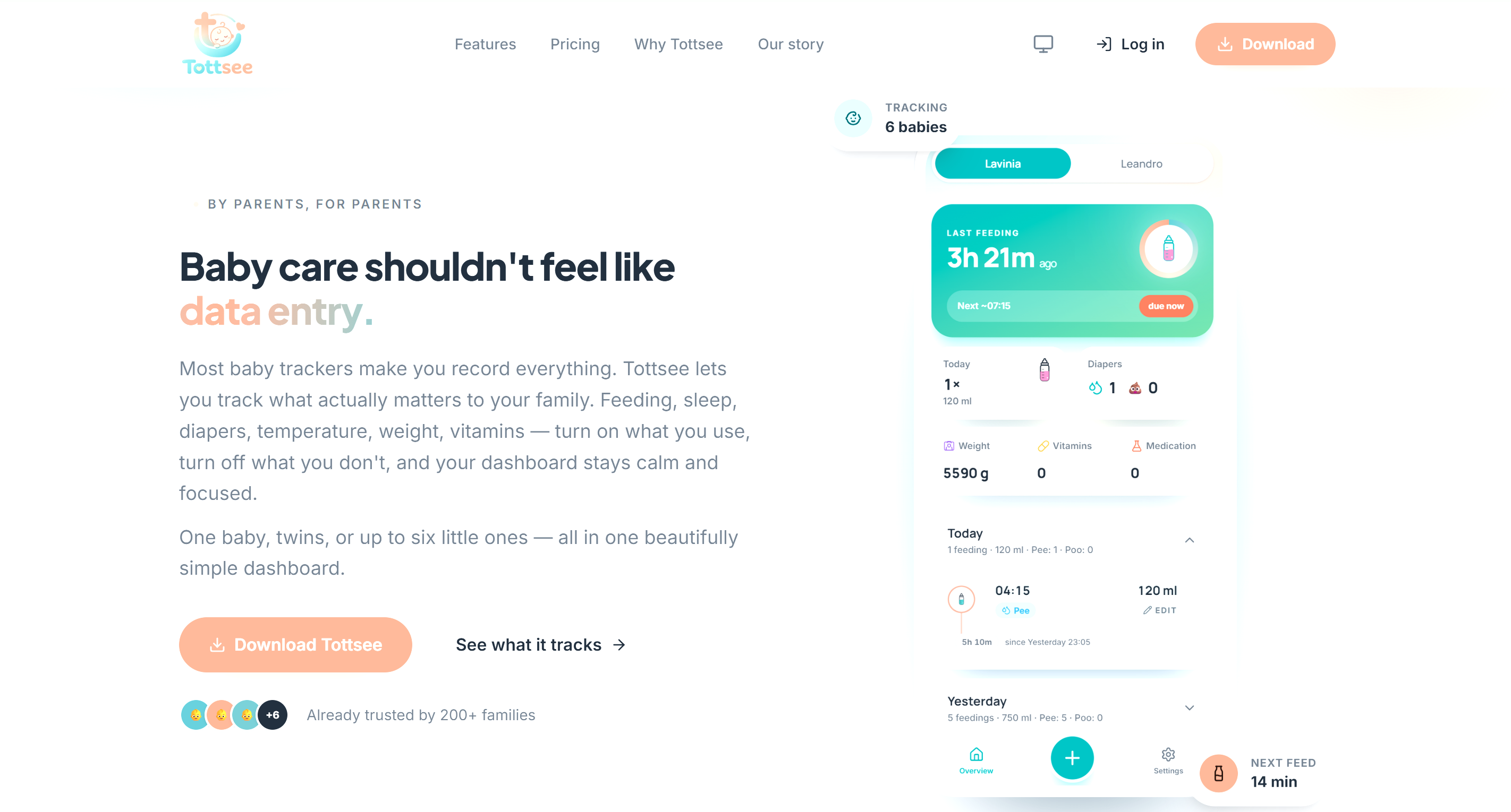 Tottsee — case study cover voor Gezondheidszorg project door DevCru webdevelopment bureau